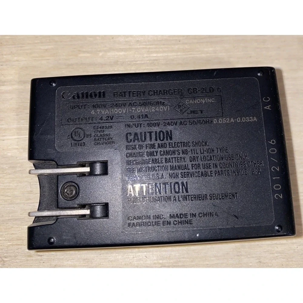 Genuine OEM CANON A2400 A2600 A3400 A4000 A4050 IS BATTERY CHARGER CB-2LD CB-2LF